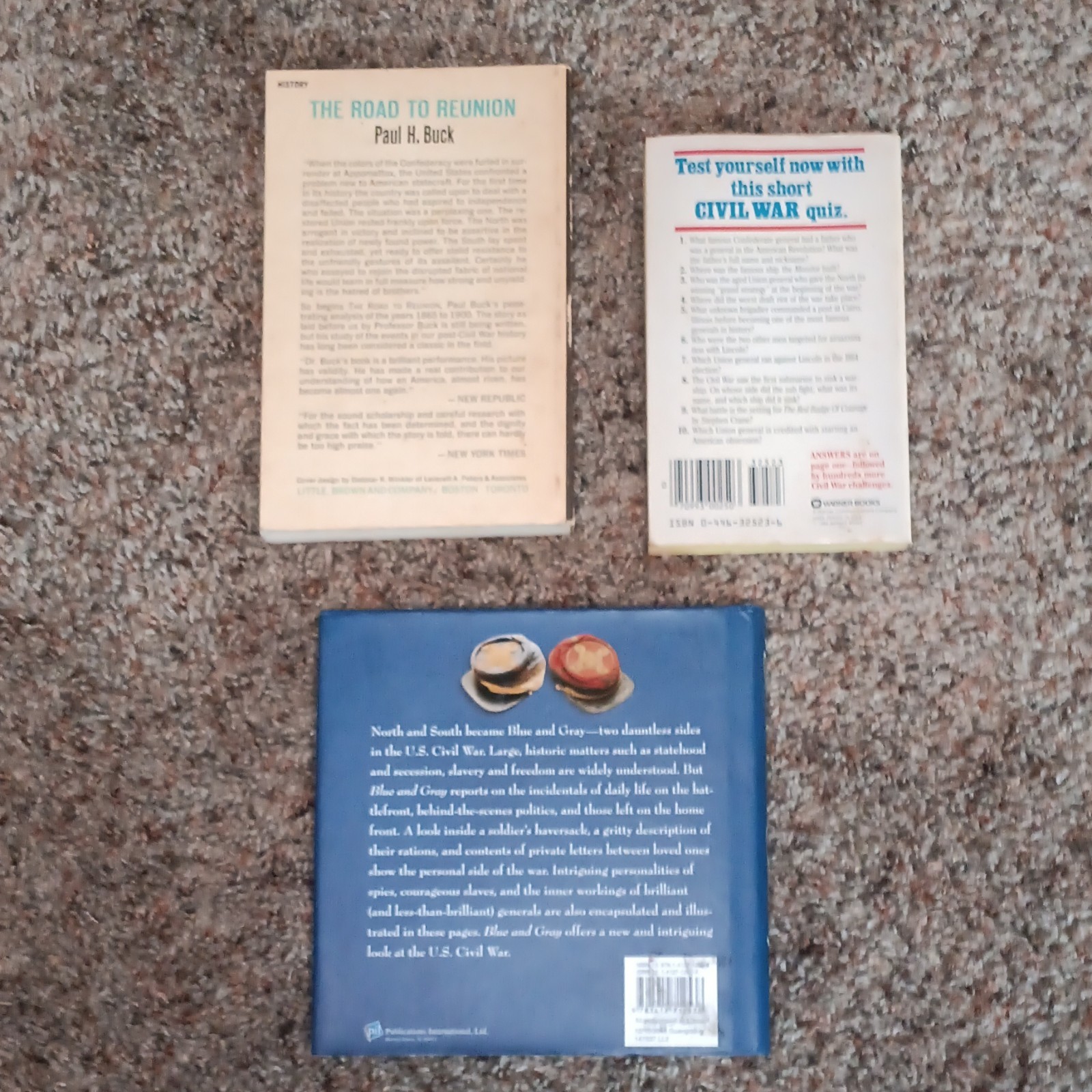 Civil War Vintage And Newer Lot Of Civil War Knowledge Books Lot Of 3