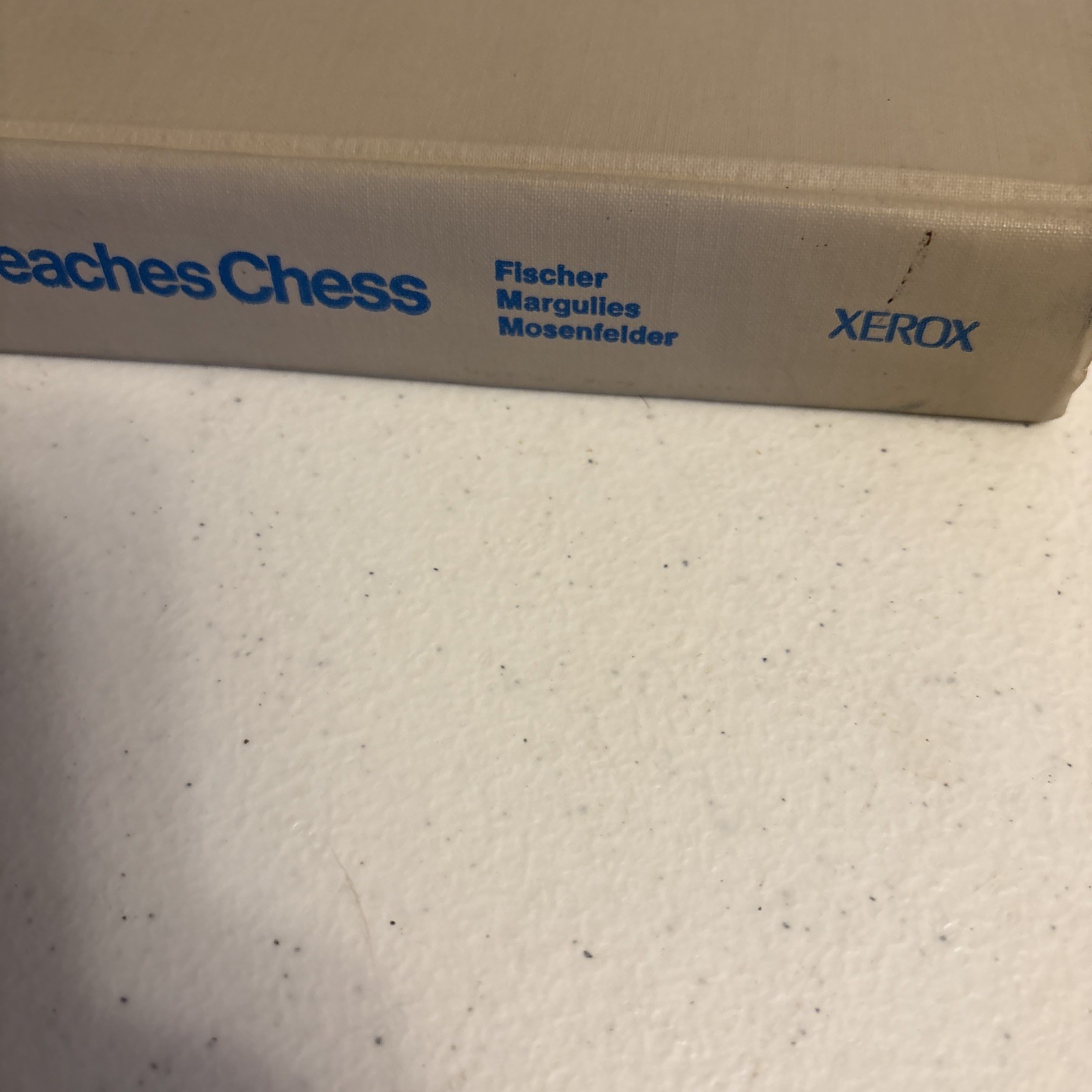 Bobby Fischer Teaches Chess Hardcover Xerox 1966 fourth printing