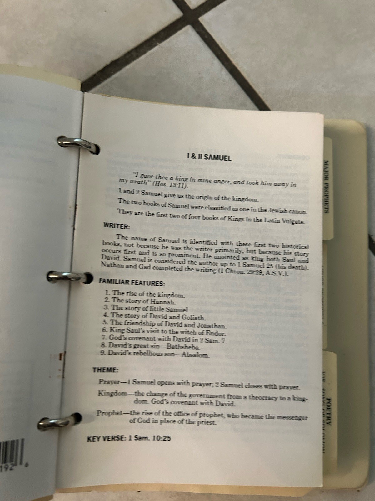 Vintage J Vernon McGee Thru The Bible Radio Notes & Outlines 2 Binder Set Lot