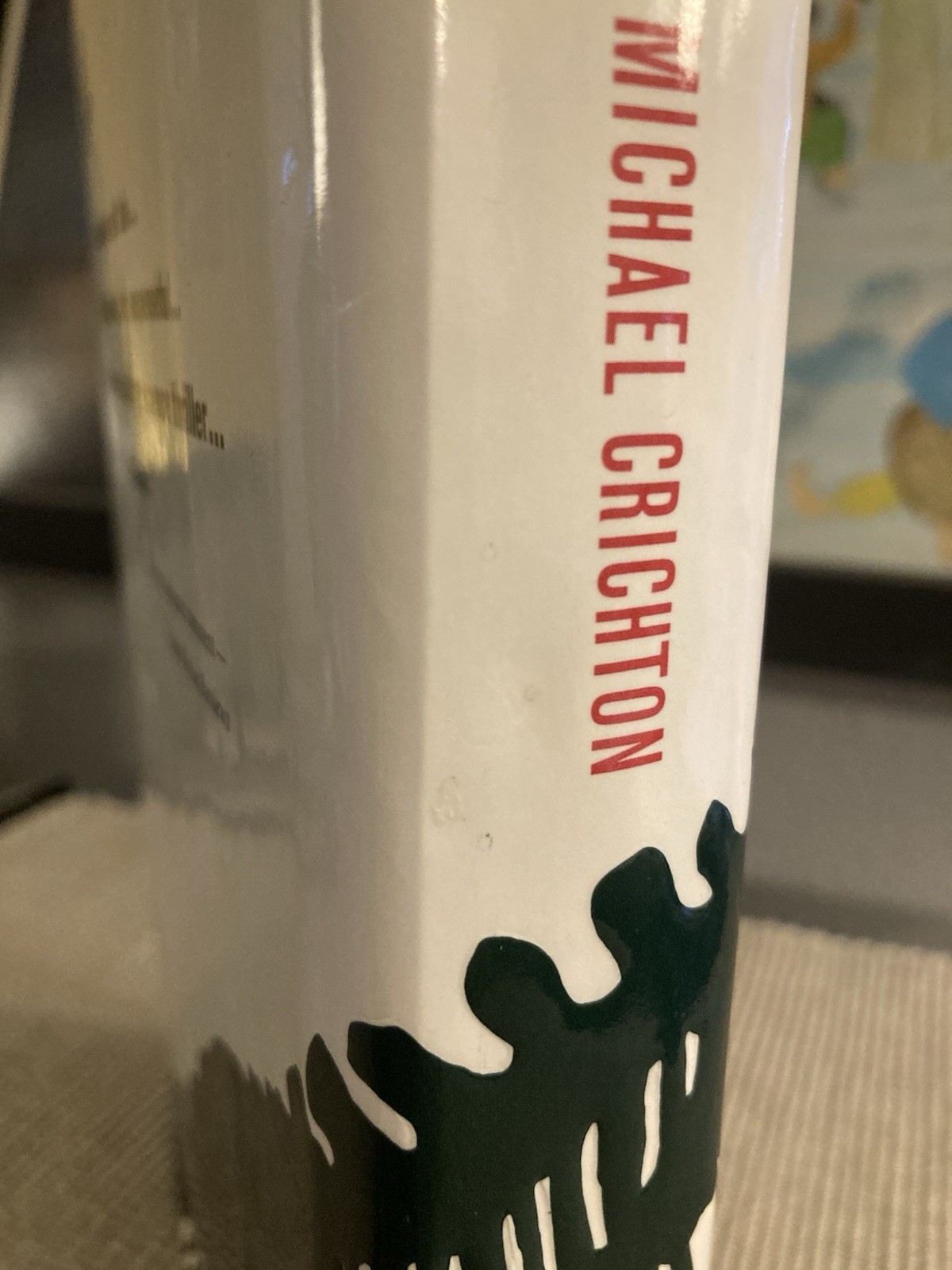 Jurassic Park by Michael Crichton – 1st Edition, 5th Print Hardcover! – GOOD!
