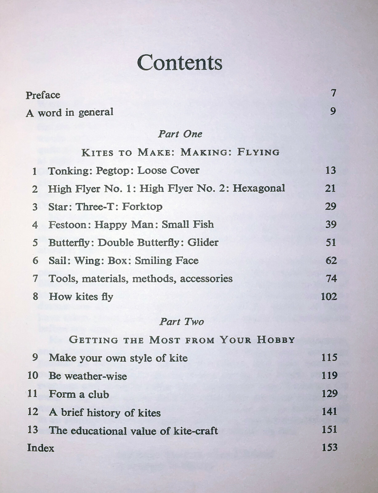 Kite Making and Flying By Harold  Ridgway; 1962 Hardbound, 152 Pages; VG+ Cond.
