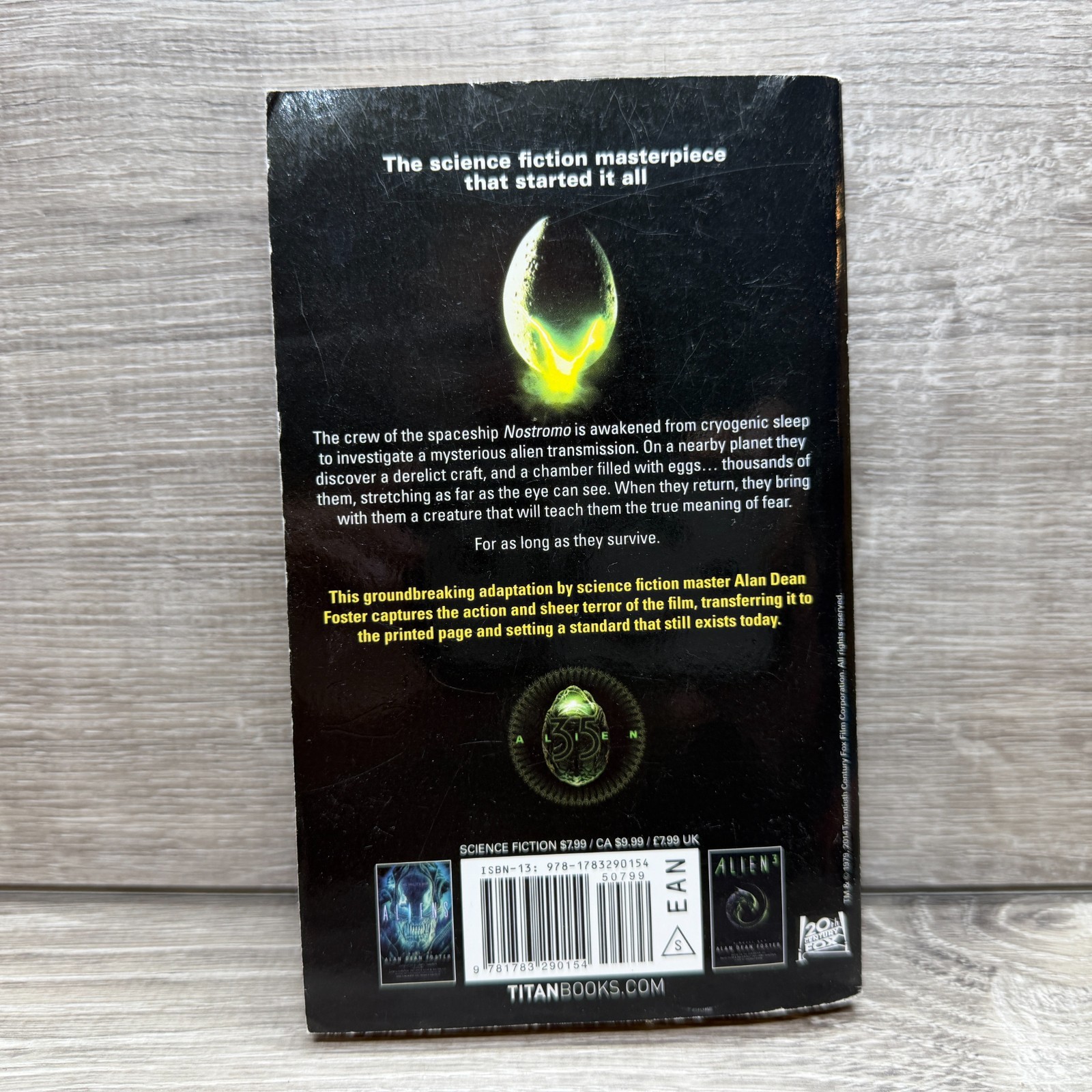 Alien: the Official Movie Novelization by Alan Dean Foster (2014, Mass Market)