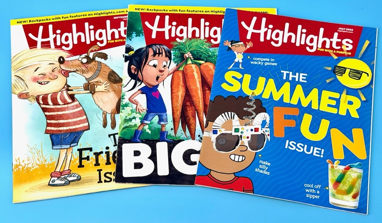 Highlights Magazine Kids Lot Of 12 – FULL YEAR 2022 Children Educational EUC