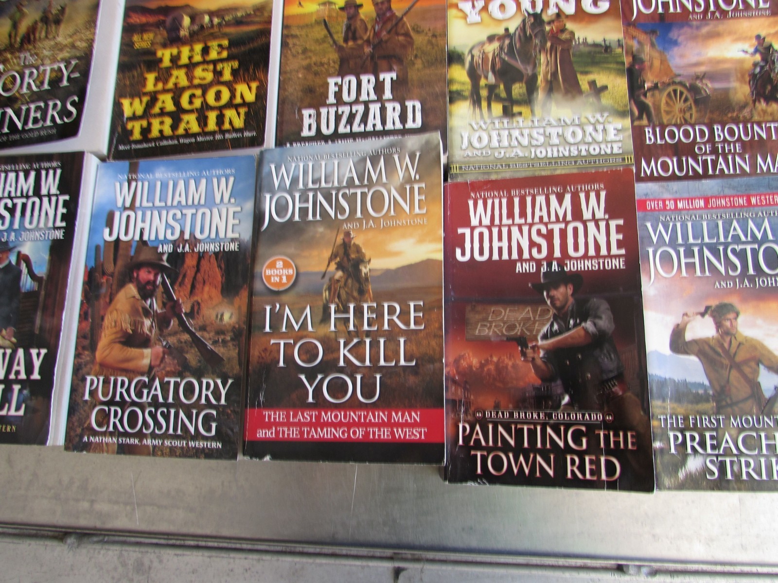 Lot of 14 William W. Johnstone J.A. Johnstone Western Paperback Books 2024 /2025