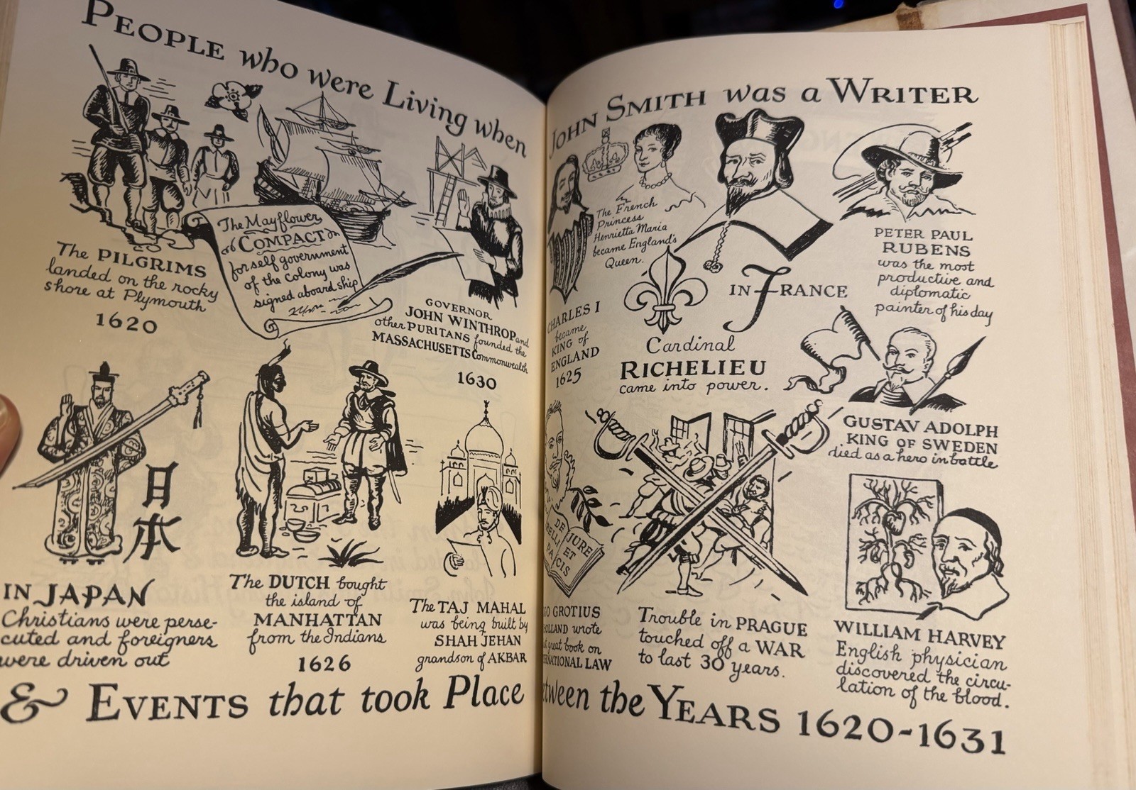 The World Of Capt. John Smith by Genevieve Foster HC/DJ 1959 Homeschool History