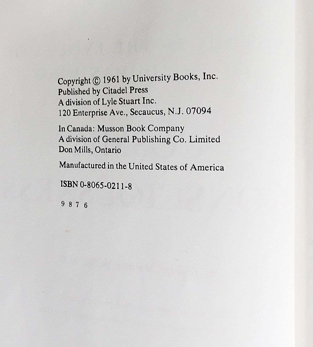 Cosmic Consciousness by Richard Maurice Bucke MD (1961 print) Softcover