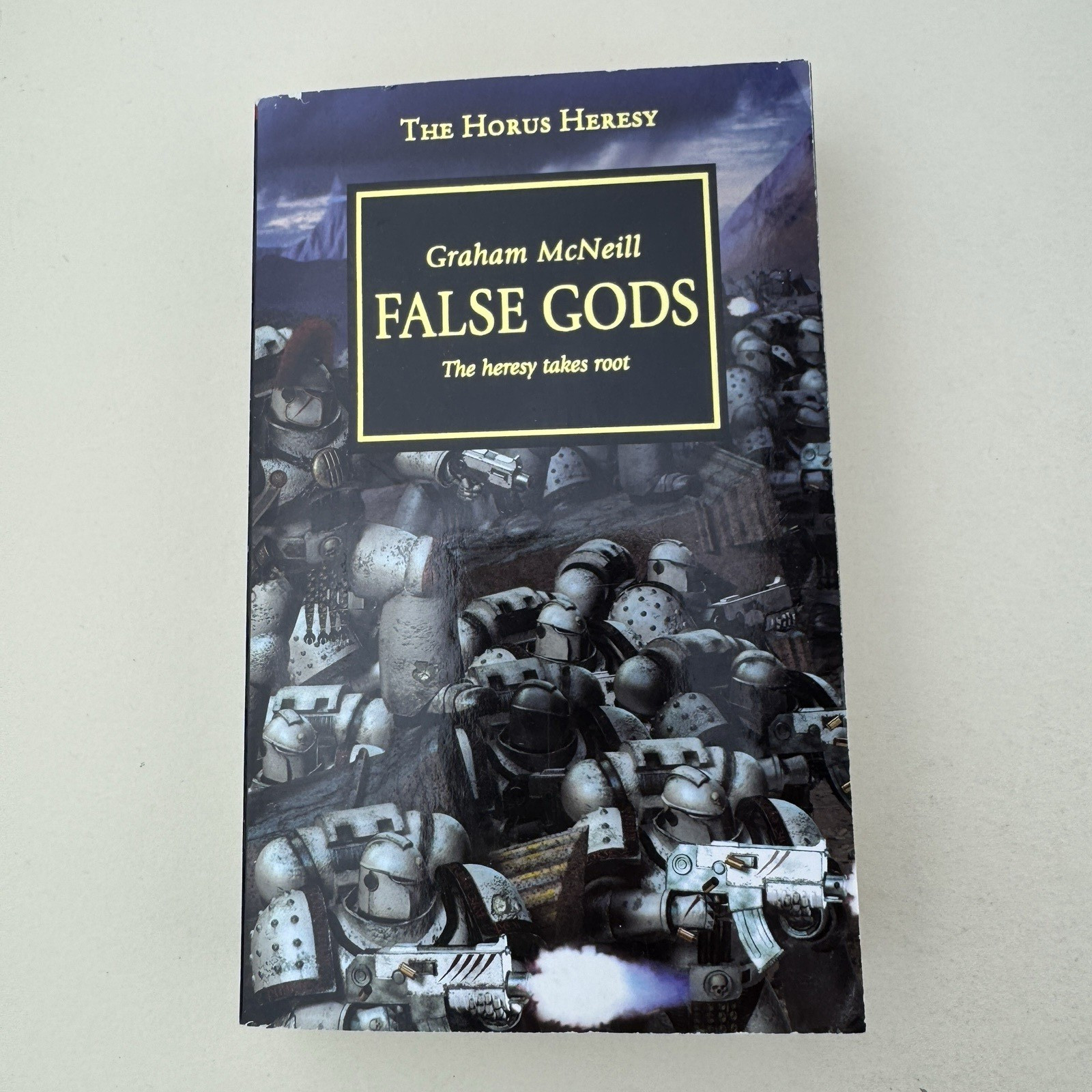 Horus Rising + False Gods Warhammer 40K Horus Heresy 1-2 Paperback Lot MMPs