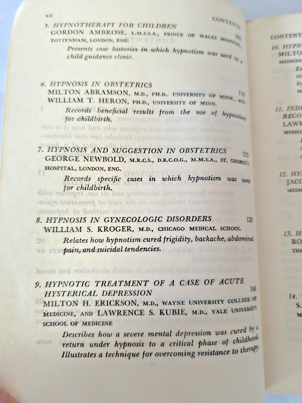 Therapy Through Hypnosis 1963 PB Case Histories Hypnotism has Cured Anxiety