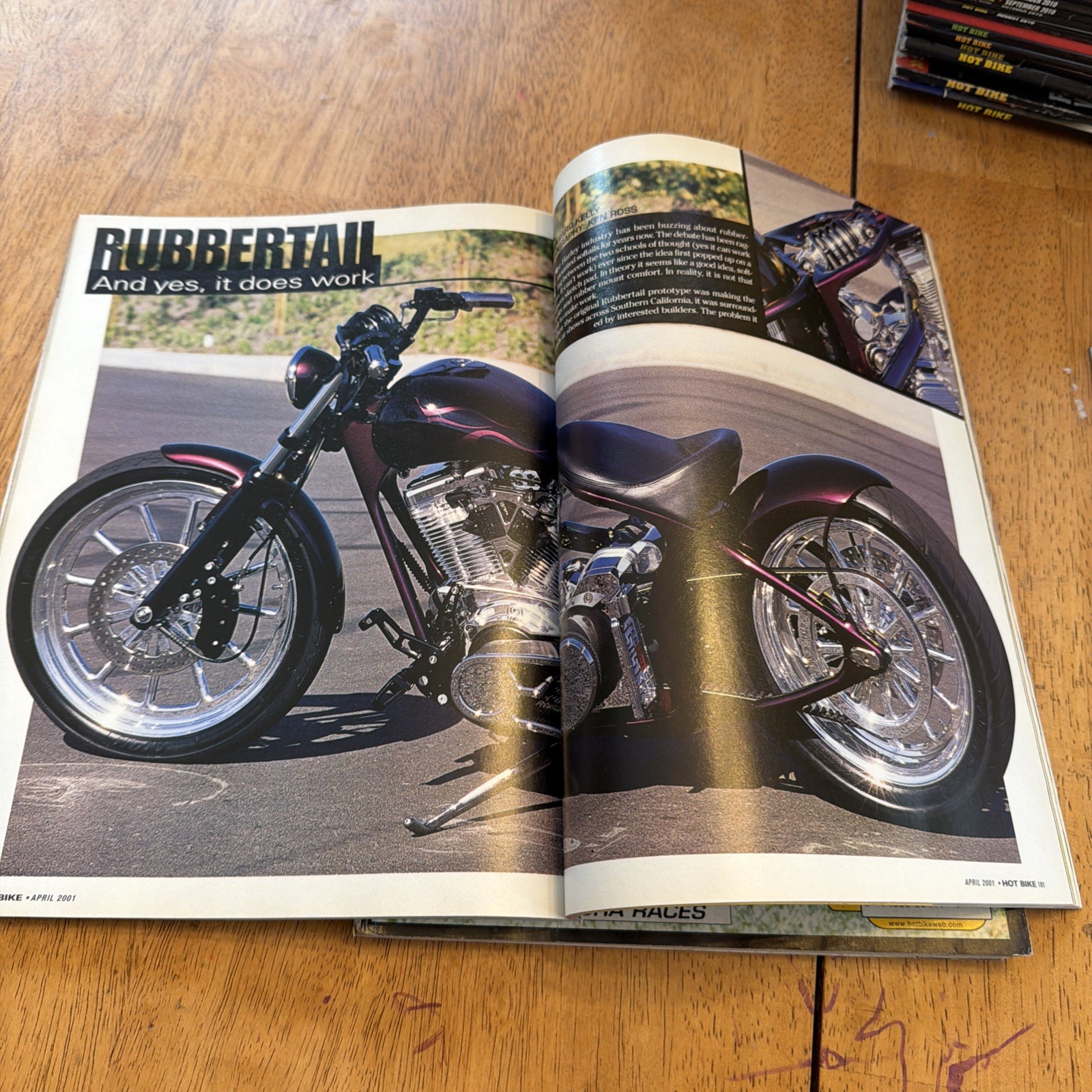 HOT BIKES/Apr/2001/exclusive Mid – Usa’s New High Output Motor/252 Pages/T91