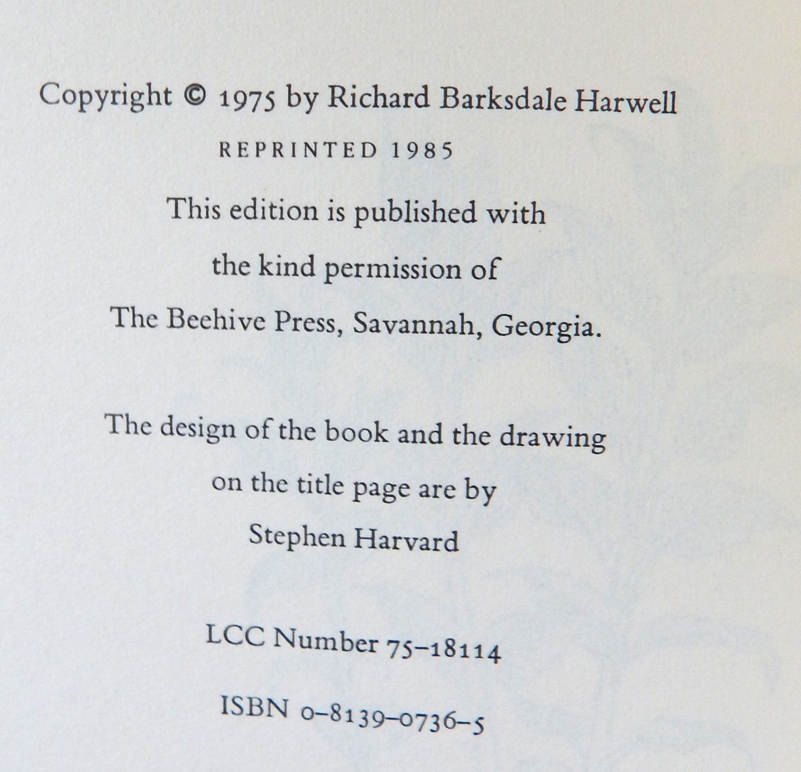 THE MINT JULEP RICHARD HARWELL 1975 SC recipe history ceremony Kentucky Derby