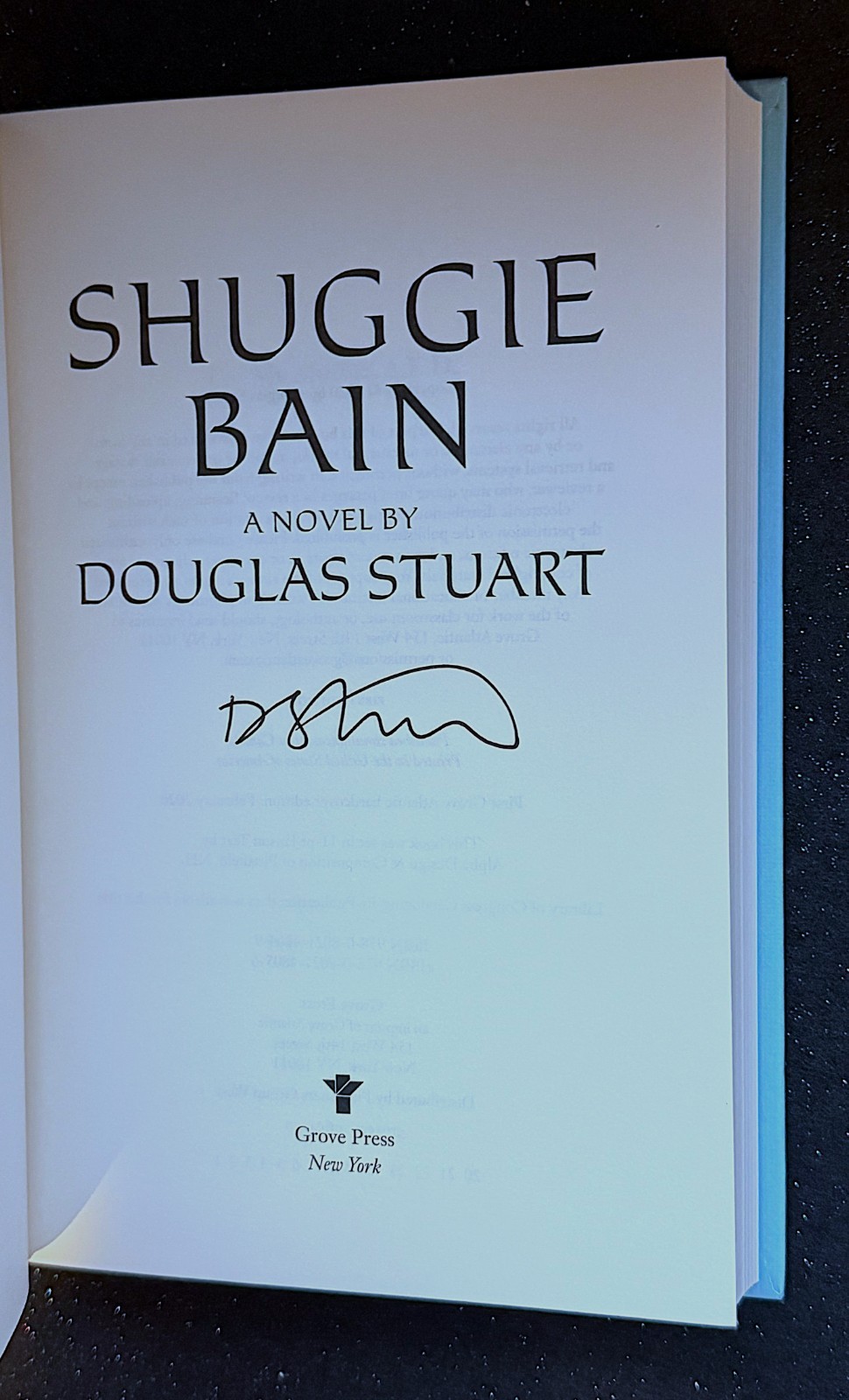 Shuggie Bain by Douglas Stuart (First Printing)