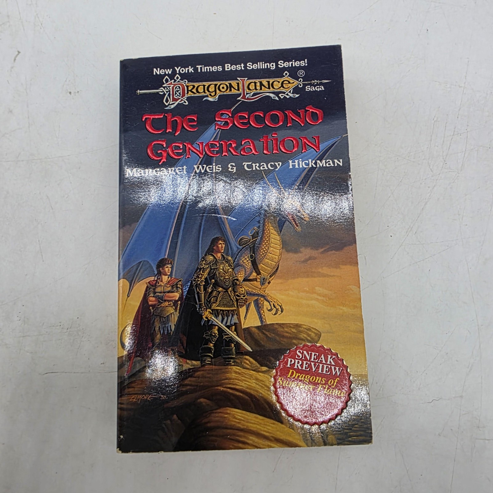 Vintage Dragonlance Reign Of Istar Weis TSR PB Lot Fantasy Novels Multicolor
