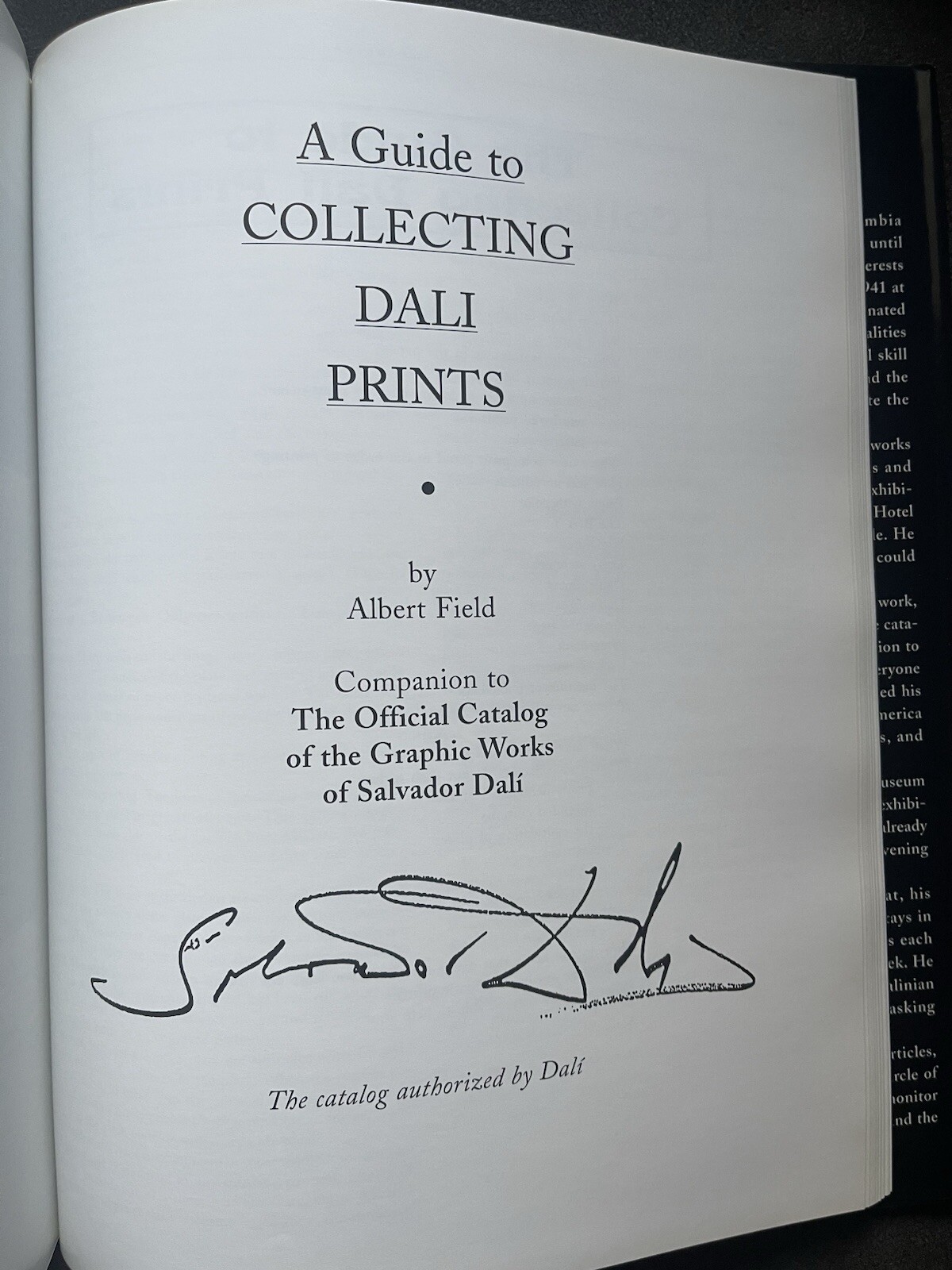 The Official Catalog of the Graphic Works of Salvador Dali