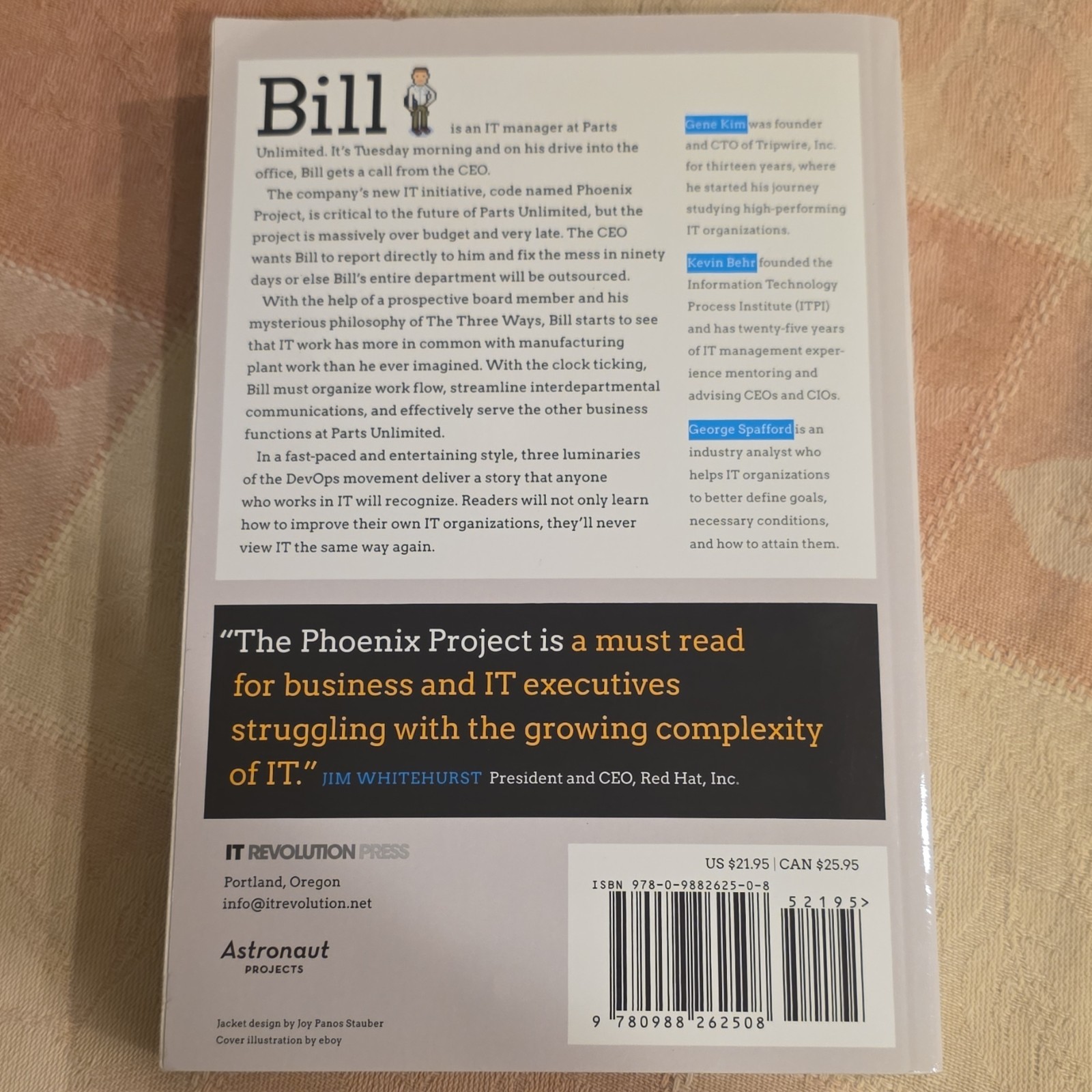 IT Revolution Press The Phoenix Project IT DevOps Business Win Revised 2014 TP
