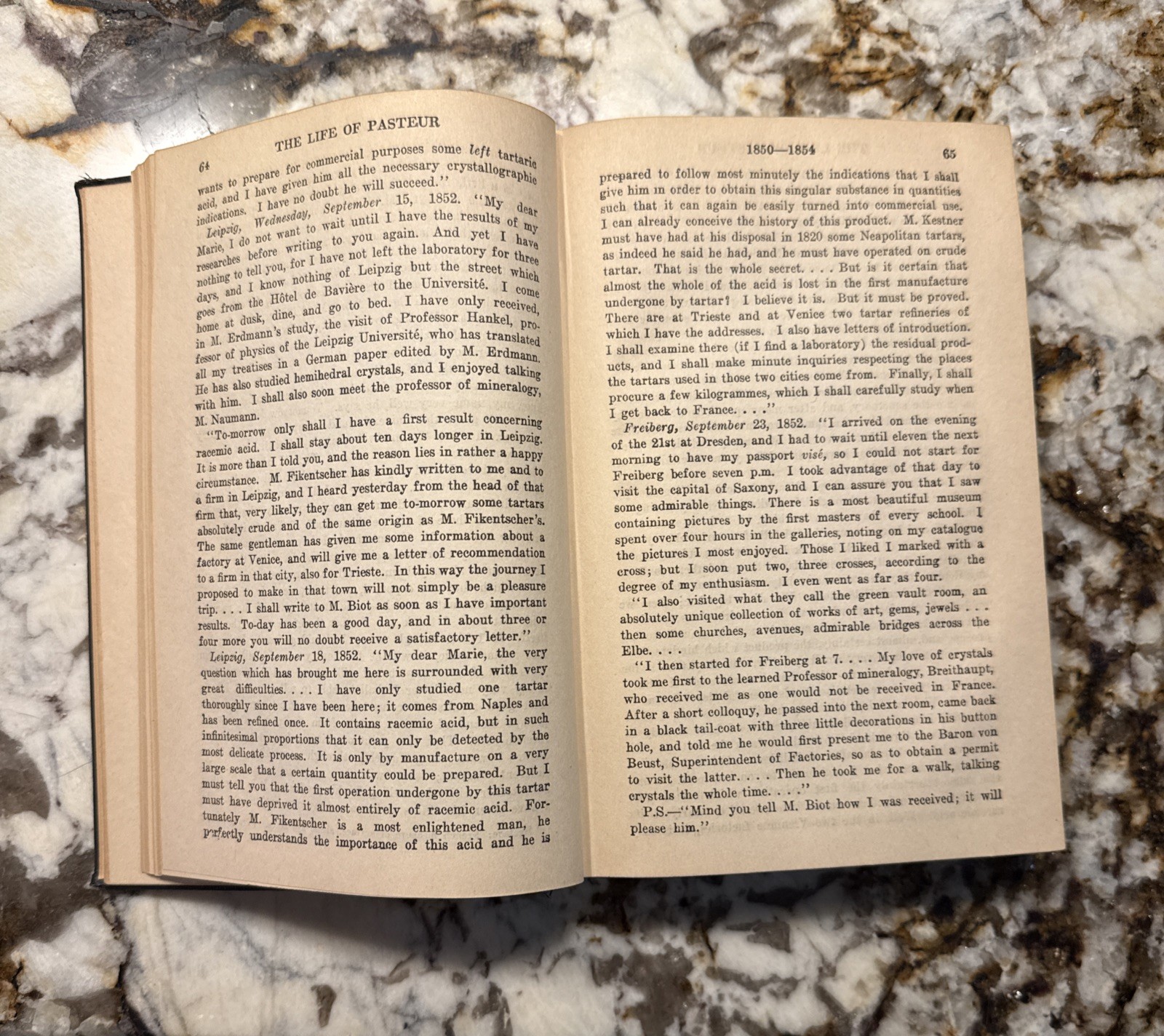 1927 The Life of Pastor Rene Gallery-Radot Hardcover Garden City Publishing Bio