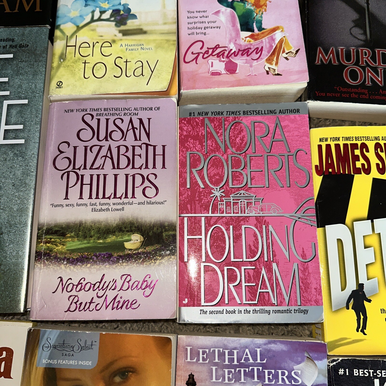 RANDOM THRILLER/MISC BOOK LOT OF 18
