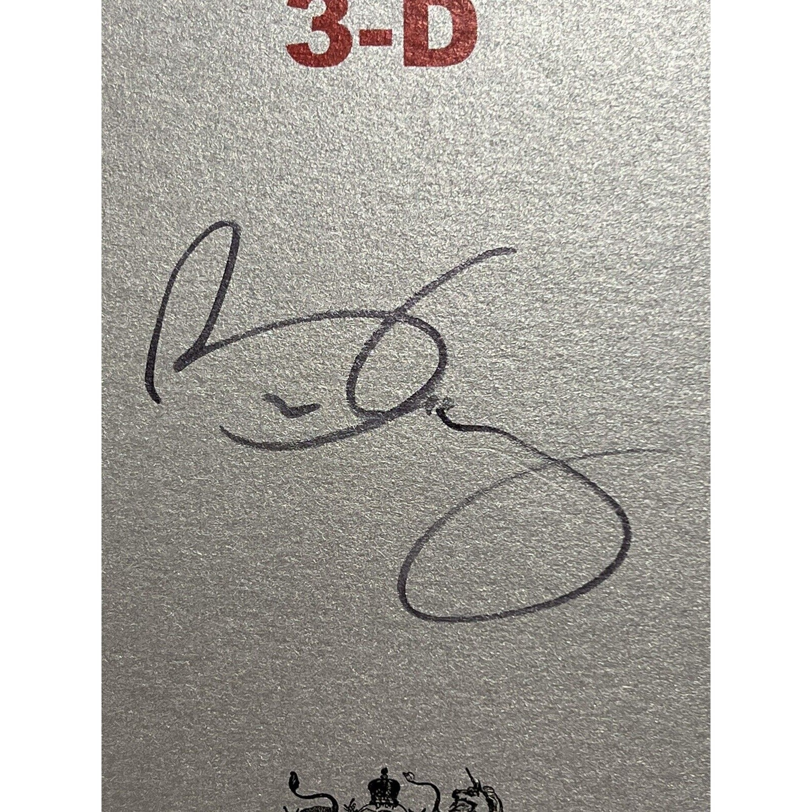 Brian May Signed Book David Eicher Mission Moon 3-D Stereo Autographed