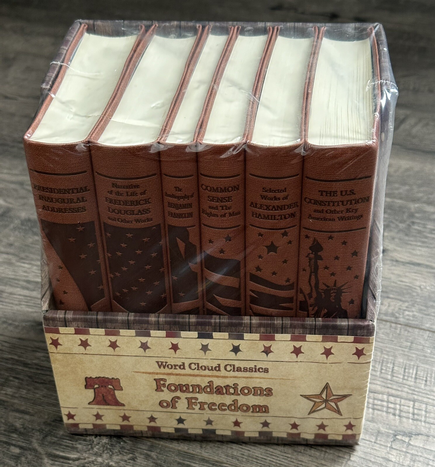 Foundations of Freedom Softcover 6 Book Box Set Faux Leather Constitution