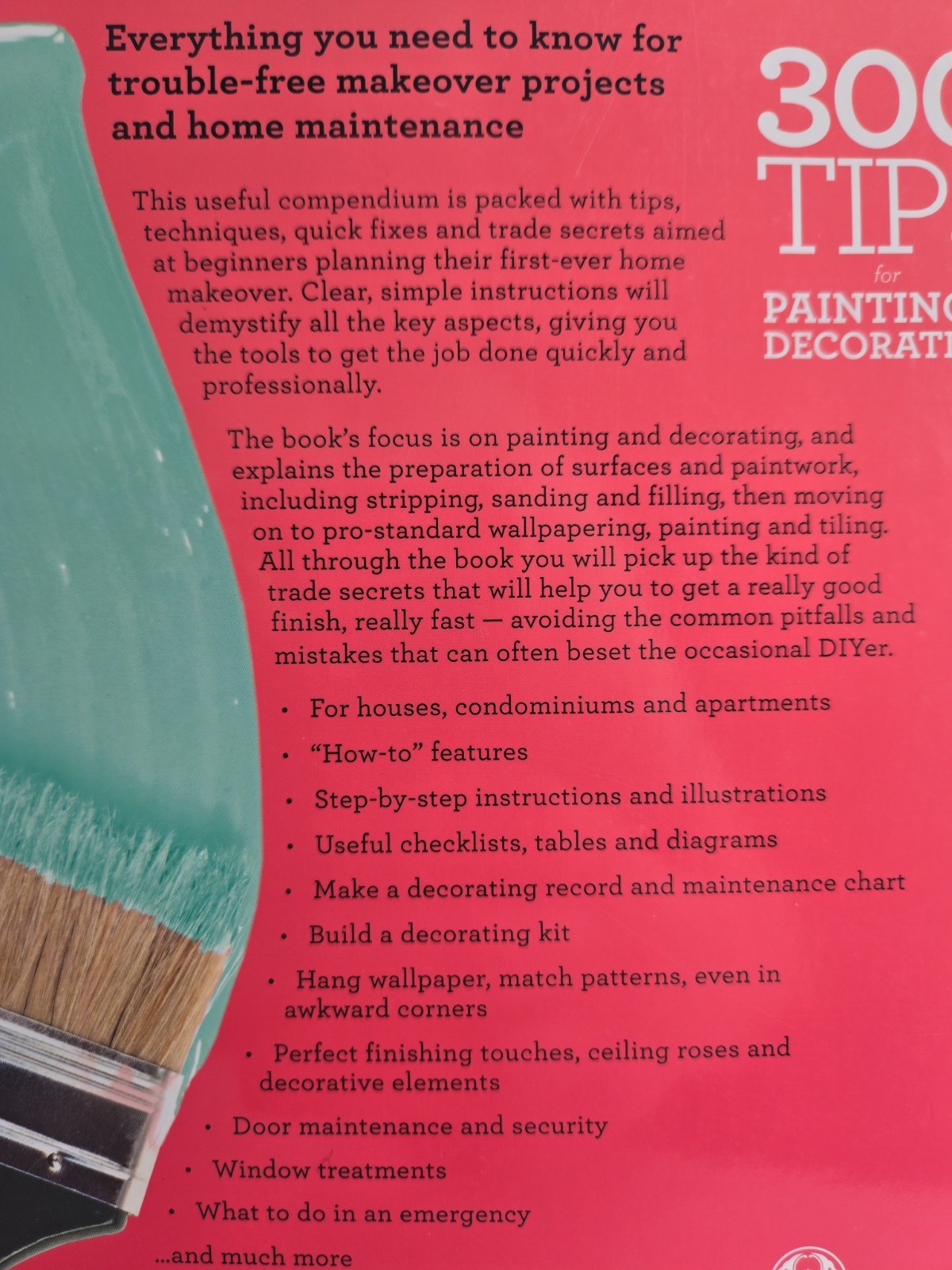 300 Tips for Painting and Decorating: Tips, Techniques & Trade Secrets, Jenkins