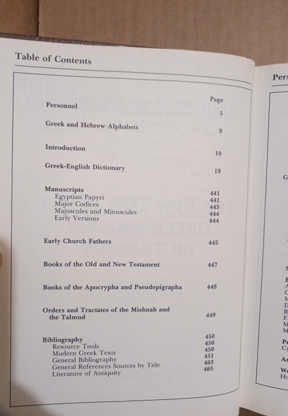 Complete Biblical Library New Testament Greek English Dictionary Zeta-Kappa