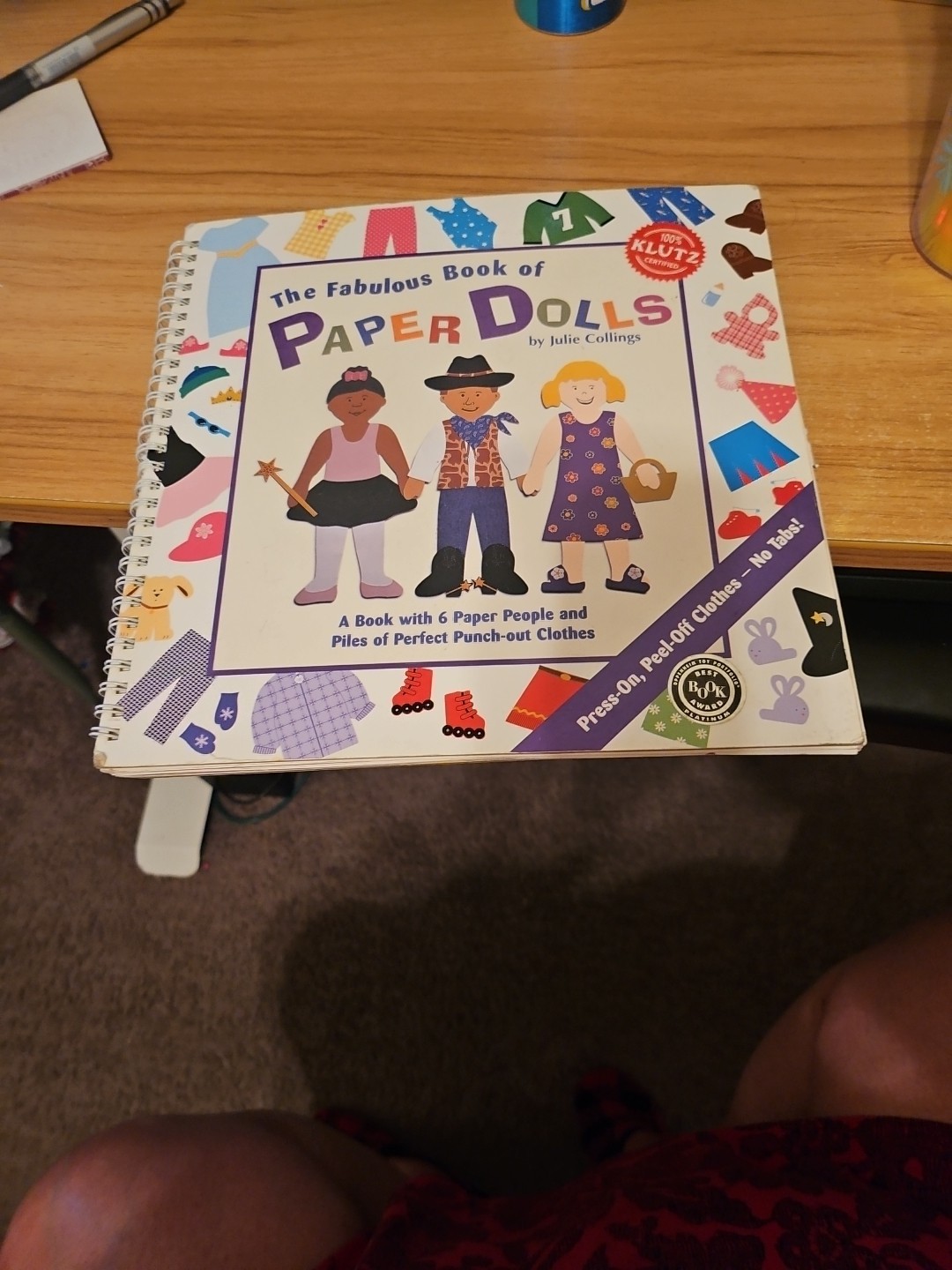 The Fabulous Book of Paper Dolls: A Book with 6 Paper People and Pil – VERY GOOD