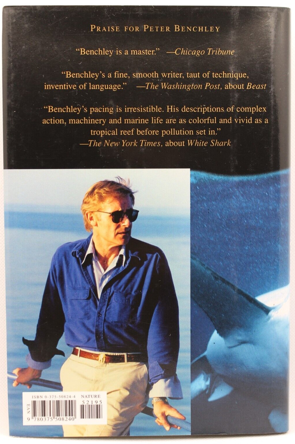 Shark Trouble by Peter Benchley Hardcover 2002 Attacks Great White Tiger Bull