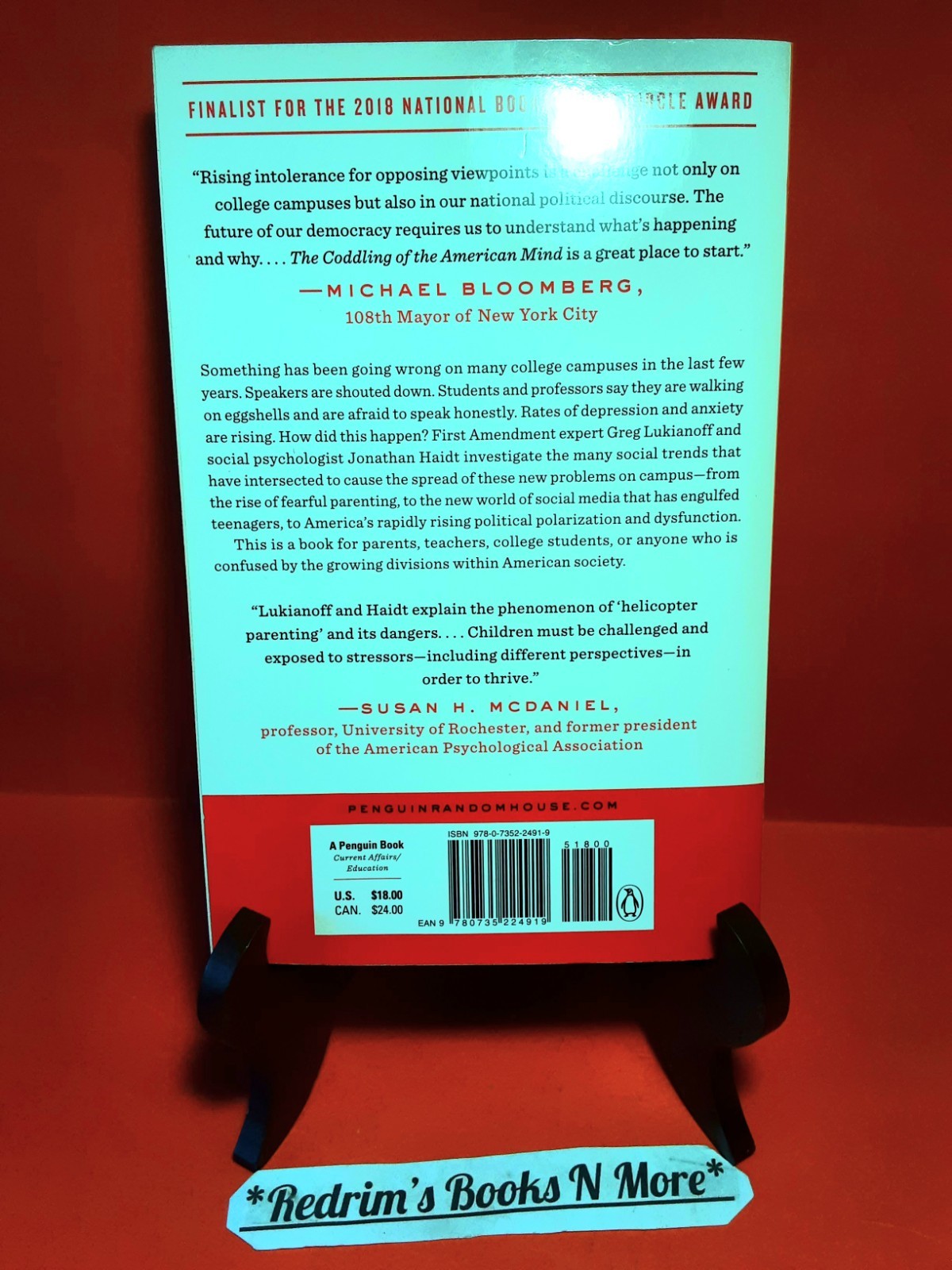 The Coddling Of The American Mind Greg Lukianoff 2018 Paperback Penguin