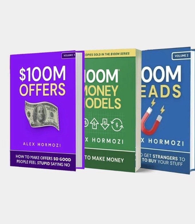 3 BOOK SET $100M Money Models+ $100M Offers+$100M Leads PAPERBACK PB