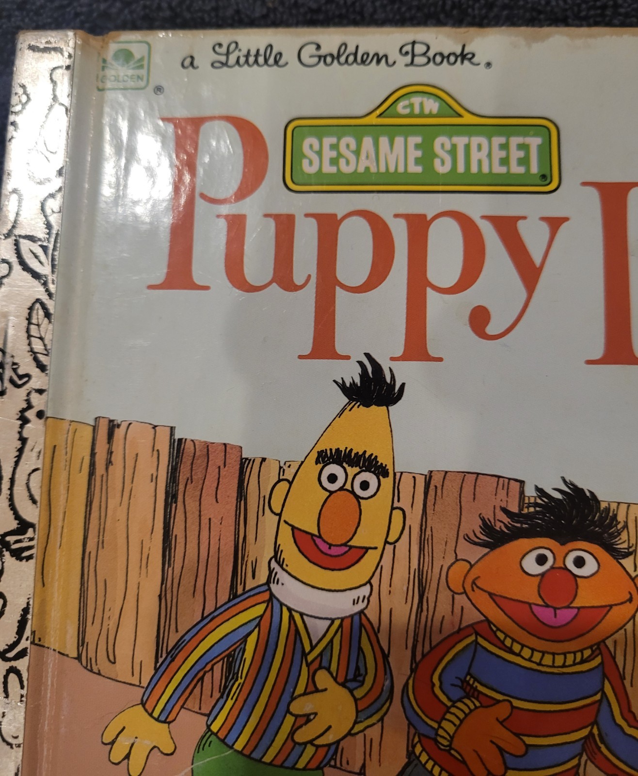 Vintage 1983 CTW Sesame Street Puppy Love A Little Golden Book 109 – 58