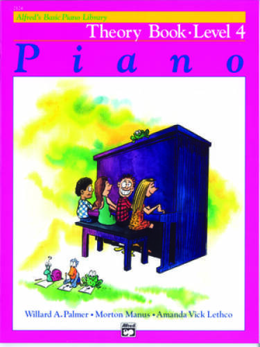 Alfred’s Basic Piano Library Theory, Bk 4 – Paperback – GOOD