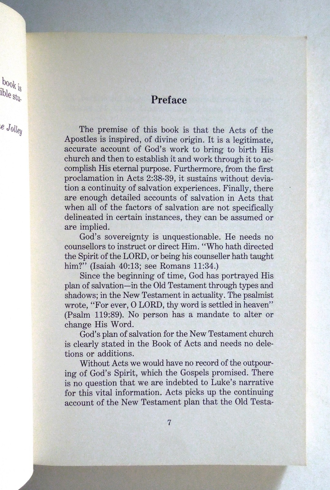 Salvation in the Book of Acts – Fred Kinzie, 1988 sc, Word Aflame Press