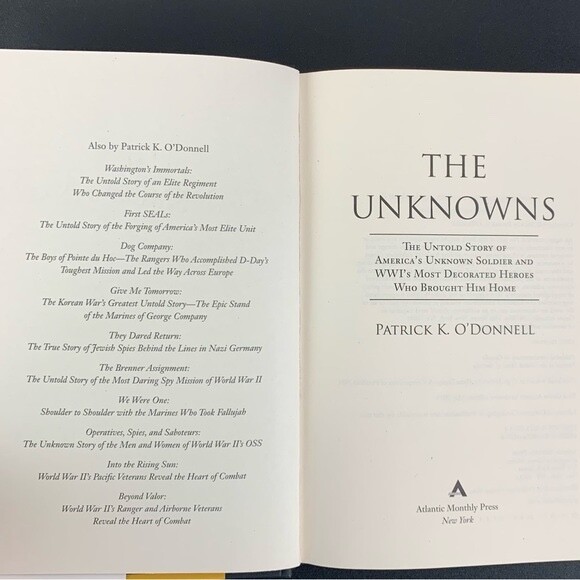 “The Unknowns” by Patrick K. O’Donnell. 2018.