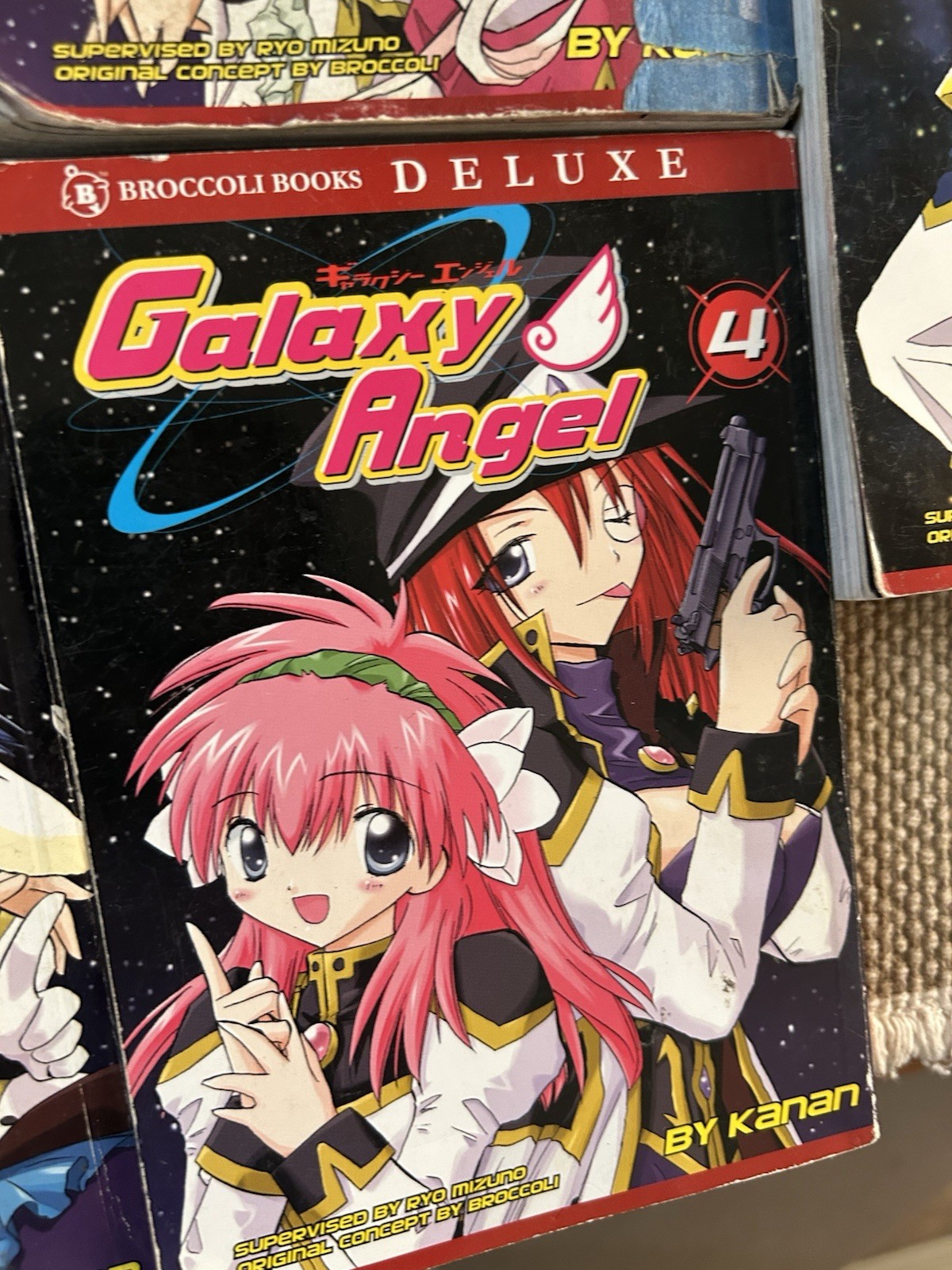 Galaxy Angel Manga – COMPLETE Set Volumes #1–5 | English | 2004 | OOP