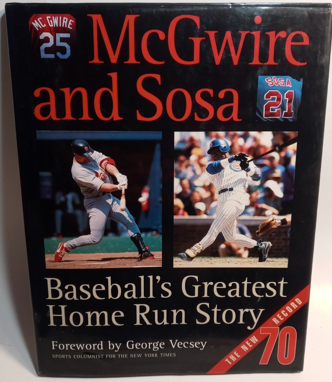 McGwire and Sosa Baseball’s Greatest Home Run Story 1998 Hardcover First Edition