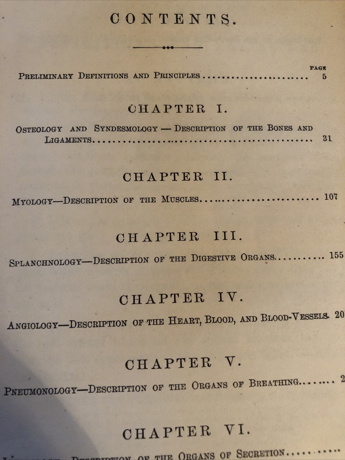 1875 Elementary Anatomy by Hitchcock black Hardback illust. 435 Pages w/index