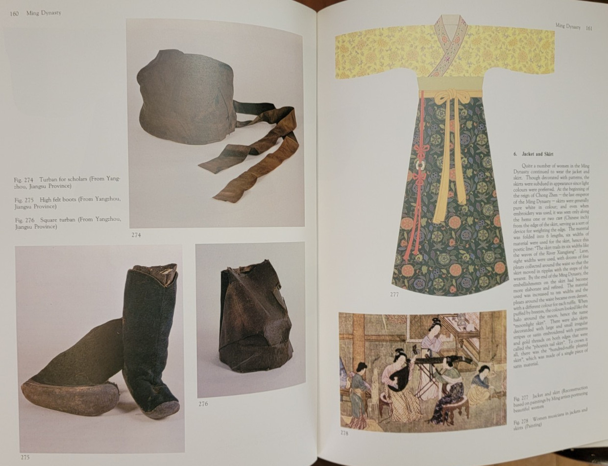 5000 Years of Chinese Costumes Hardcover Slipcase-Xun & Chunming-English Ed 1987