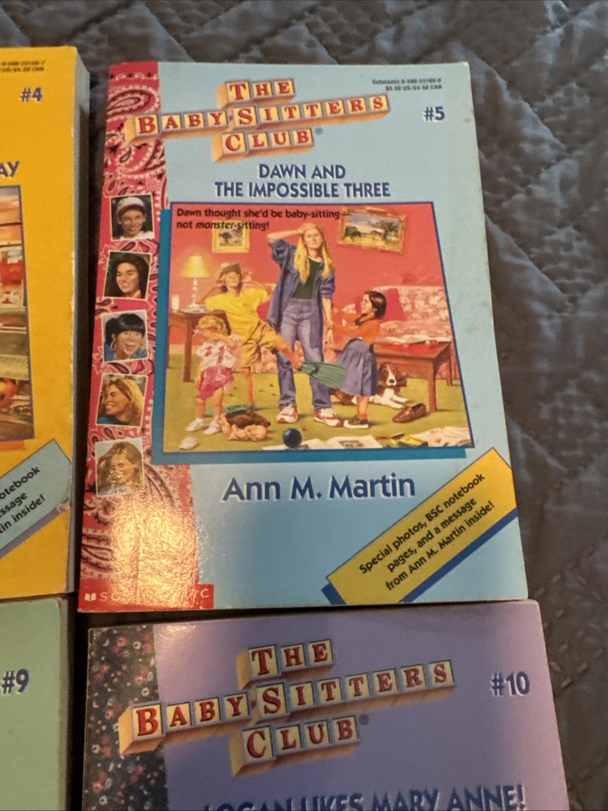 Lot Of 10 The Babysitter’s Club Ann M. Martin Chapter Books 2-6, 8-11 And #14