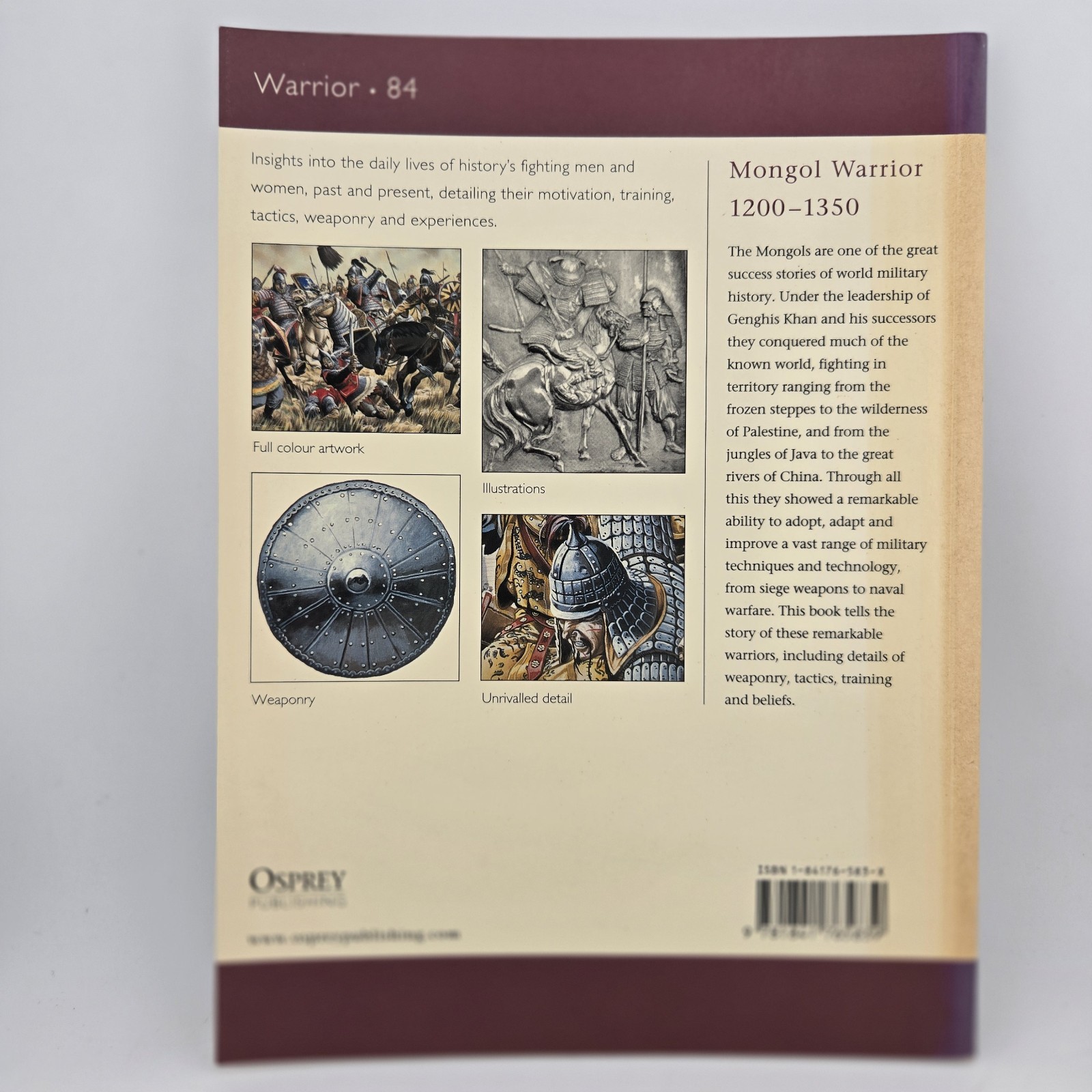Mongol Warrior 1200-1350 by Stephen Turnbull (2003, Paperback) Osprey
