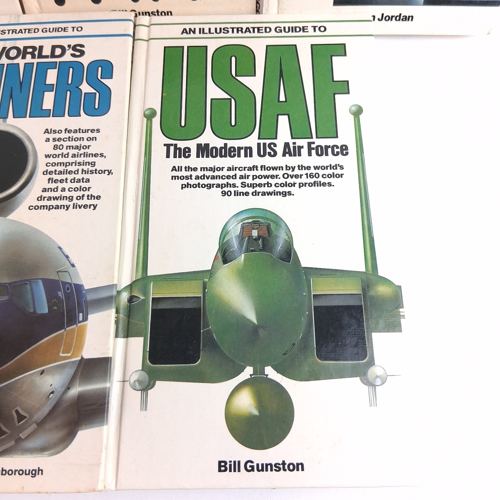 An Illustrated Guide To Books Navy Airliners USAF Bombers Fighters Lot of 5