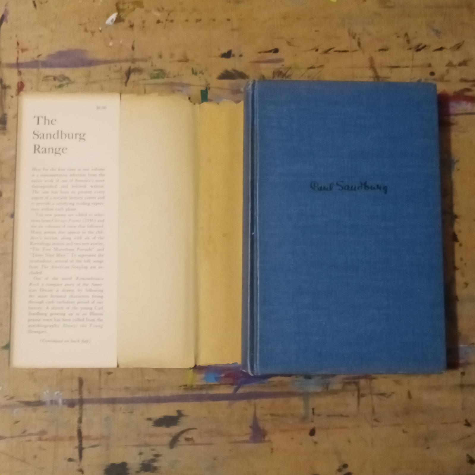 Carl Sandburg The Sandburg Range 1957 Harcourt Brace And Co 1st 4to HC DJ VG+ VG