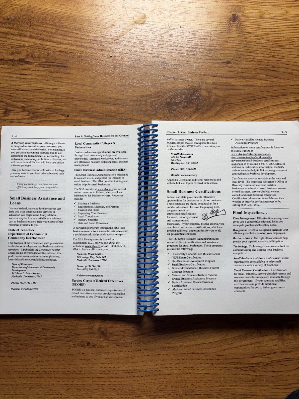 NASCLA Contractor’s Guide to Business, Law and Project Management, Tennessee…
