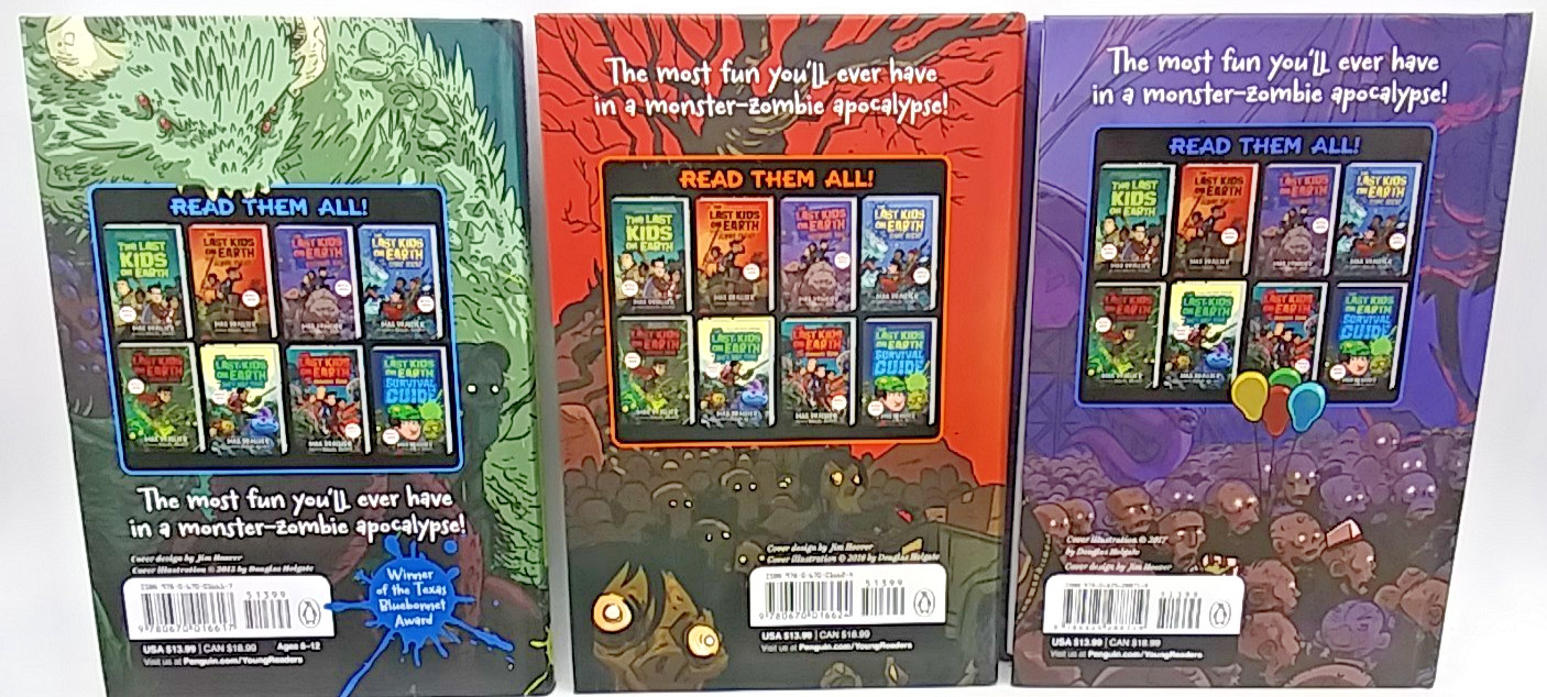 Lot Of 6 The Last Kids on Earth Books 1-5.5 Max Brallier Hardcover VGC!! NETFLIX