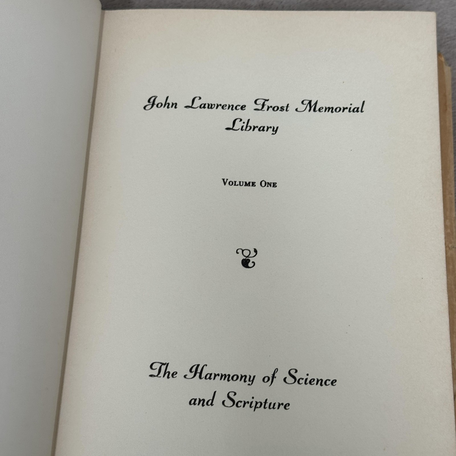 Vintage Harmony Of Science And Scripture Harry Rimmer Eerdmans 1952 HC DJ USA