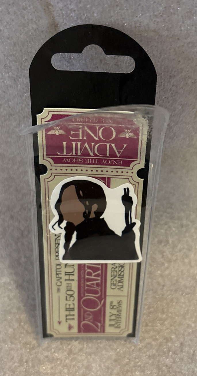 The Hunger Games: Enjoy the Show Bookmark In Original Sleeve And Sticker