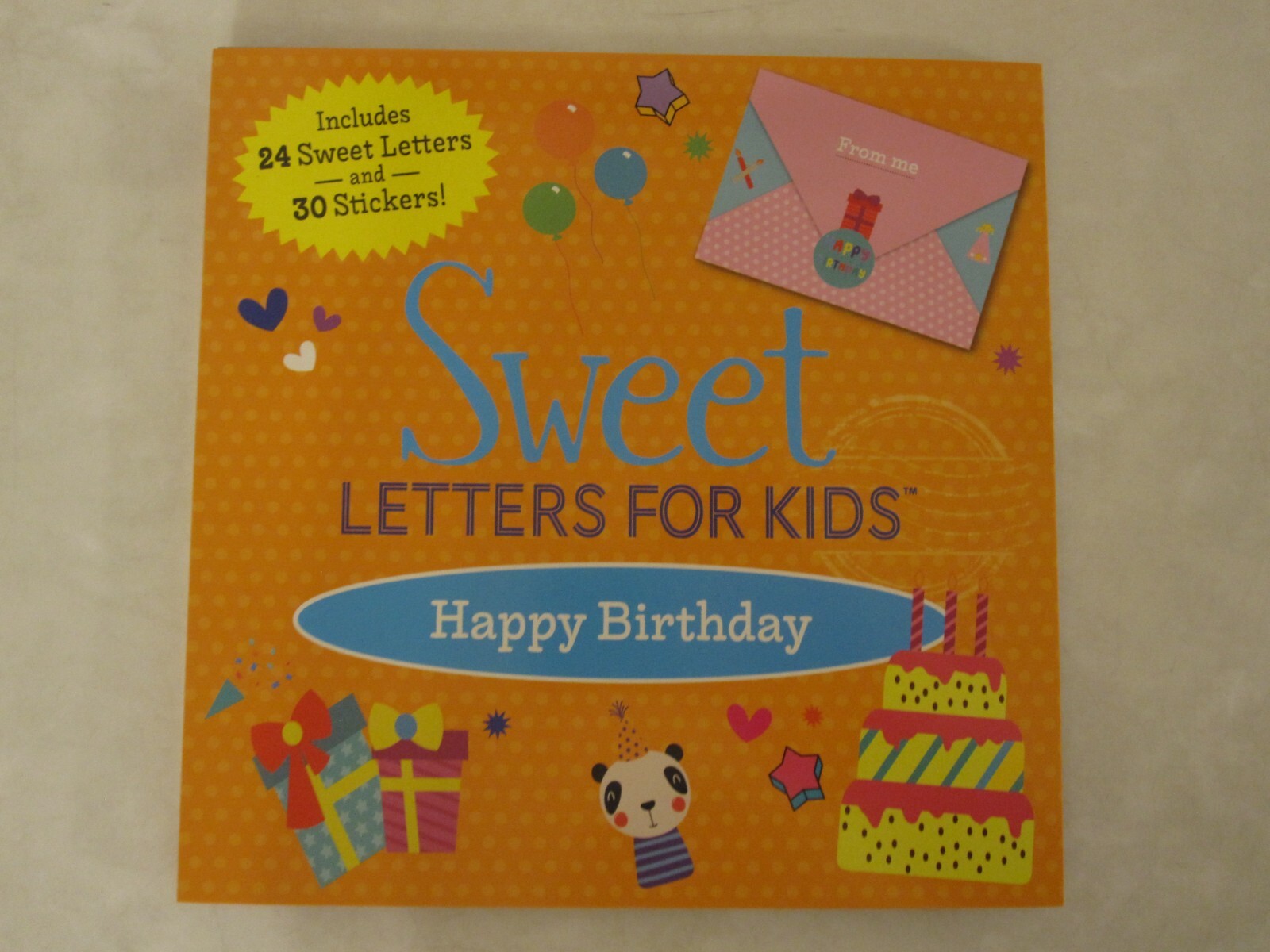 Sweet Letters for Kids Happy Birthday by Cuberdon Books (2021, Trade Paperback)