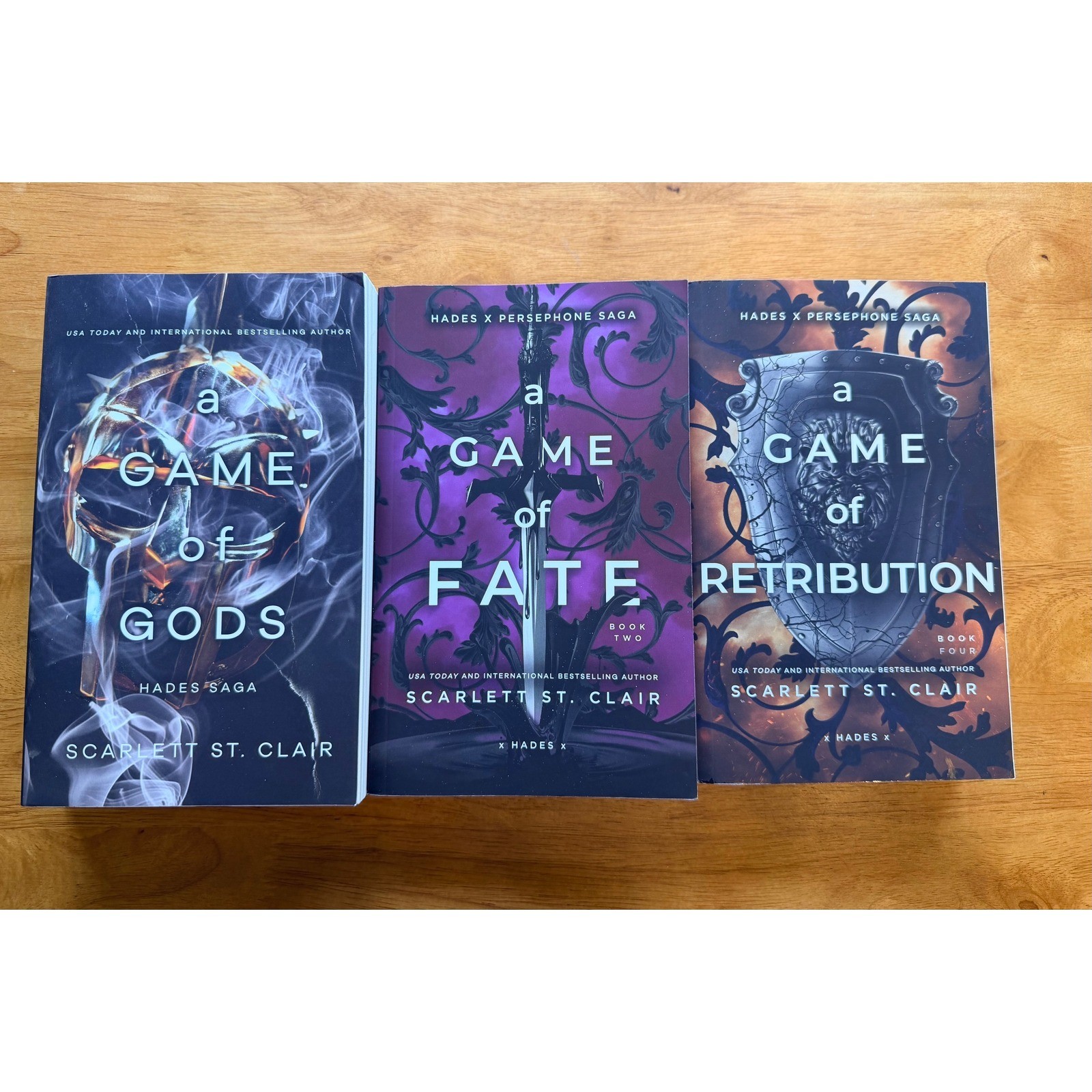 Scarlett St. Clair Hades x Persephone Hades Saga 7 Book Set Paperback Bloom Book