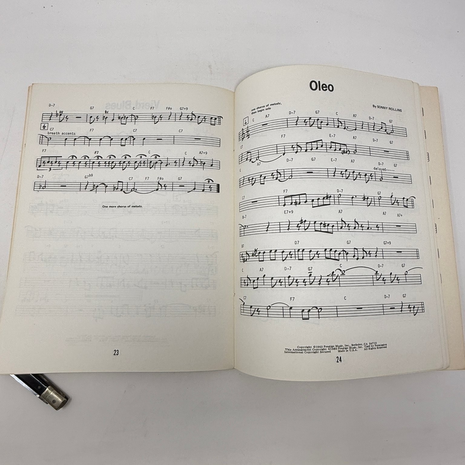 Miles Davis Transcribed Solos Jamey Aebersold 1980 Jazz Music Book for Bb