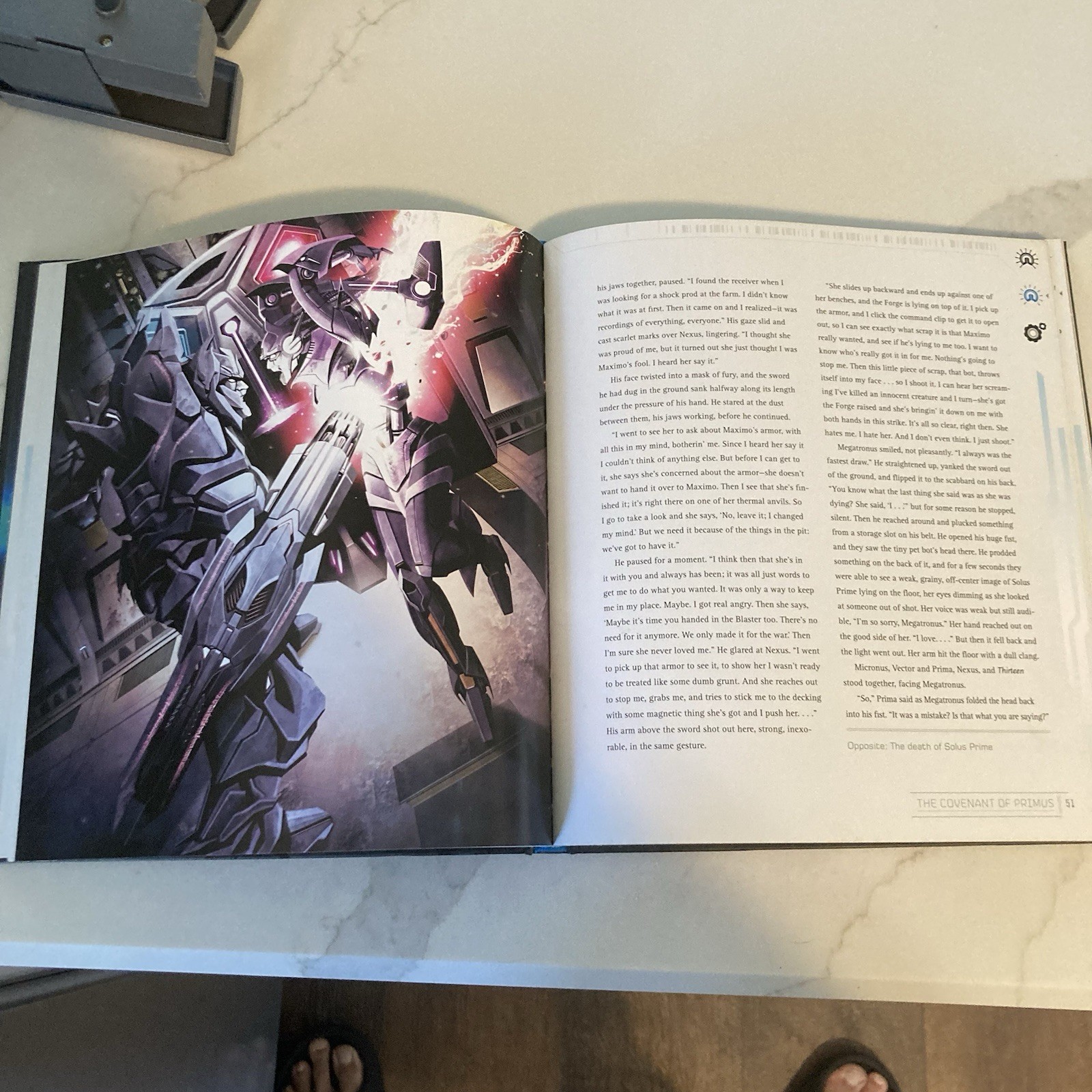 Transformers: The Covenant of Primus Book In Transforming Insignia Working Sound