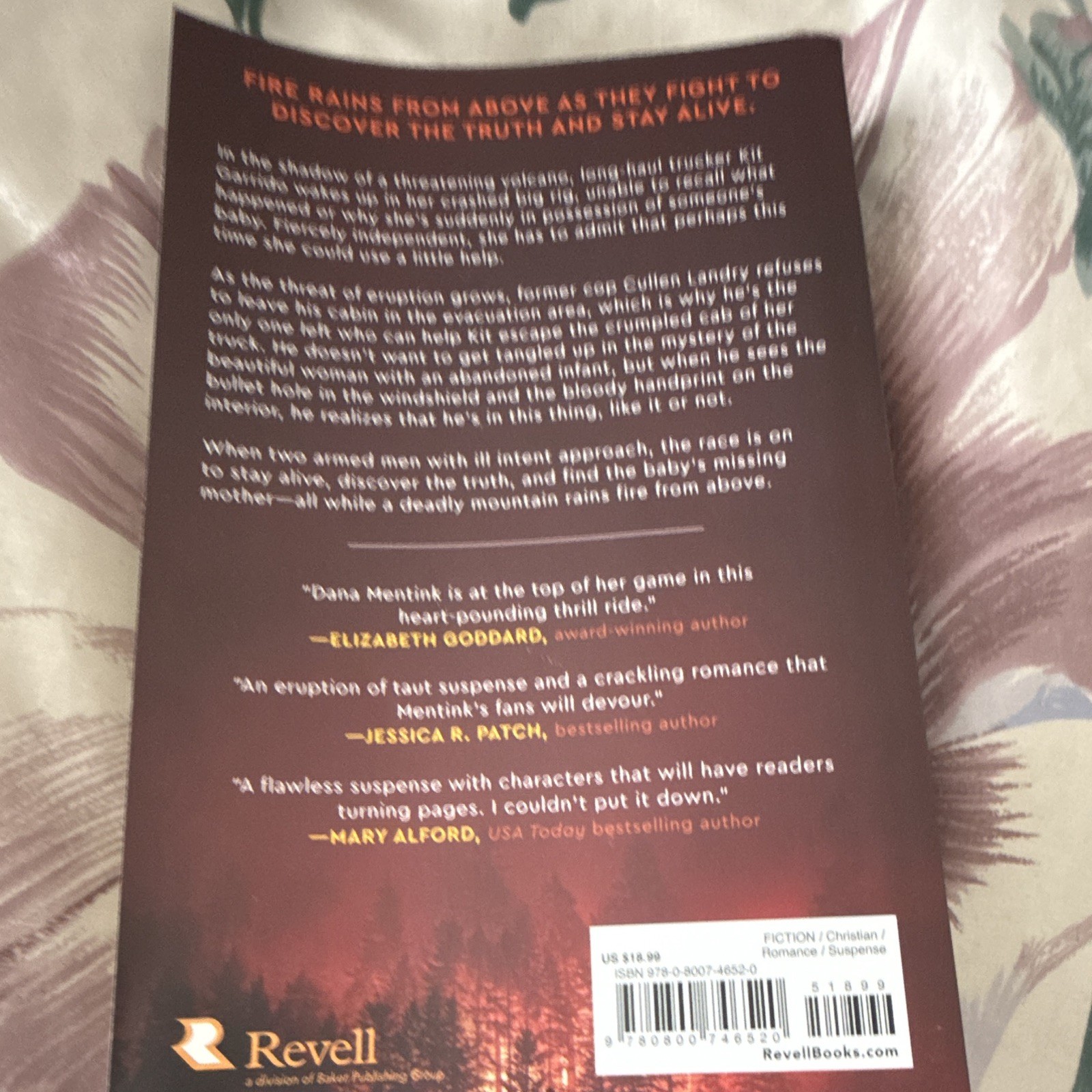 Dana Mentink Fire Mountain Trade Paperback Fiction 2025 Revell Elements of Dang…
