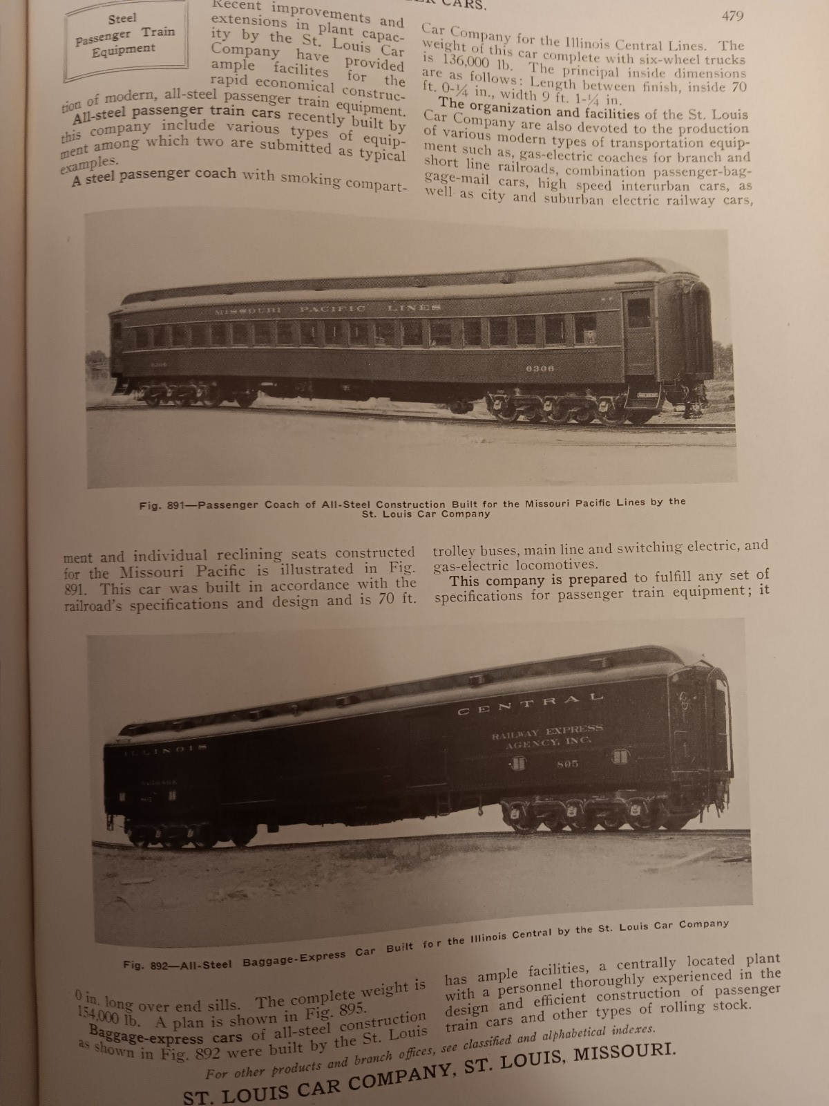 1931 CAR BUILDERS’ CYCLOPEDIA ORIGINAL HARDBACK w/ Historical Photographs